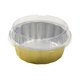 thumbnail image 1 of Bandeja para hornear KitchenDance desechable de aluminio coloreado de 240 ml con tapa, 1 of 8