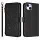 thumbnail image 2 of Funda Cartera Mariposa para [iPhone 14 Plus] con Soporte y Cremallera Negro, 2 of 6
