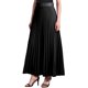 thumbnail image 1 of INSPIRE CHIC Falda Plisada para Mujer con Cintura Alta Elástica y Cinturón, Falda Maxi de Línea A Flowy S Negro, 1 of 6