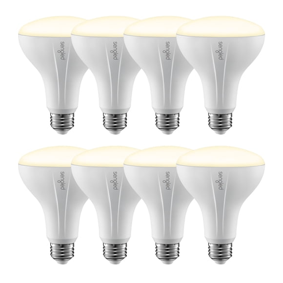 Bombilla inteligente Sengled BR30 de 9 W, 650 lm, 2700 K, regulable, paquete de 8