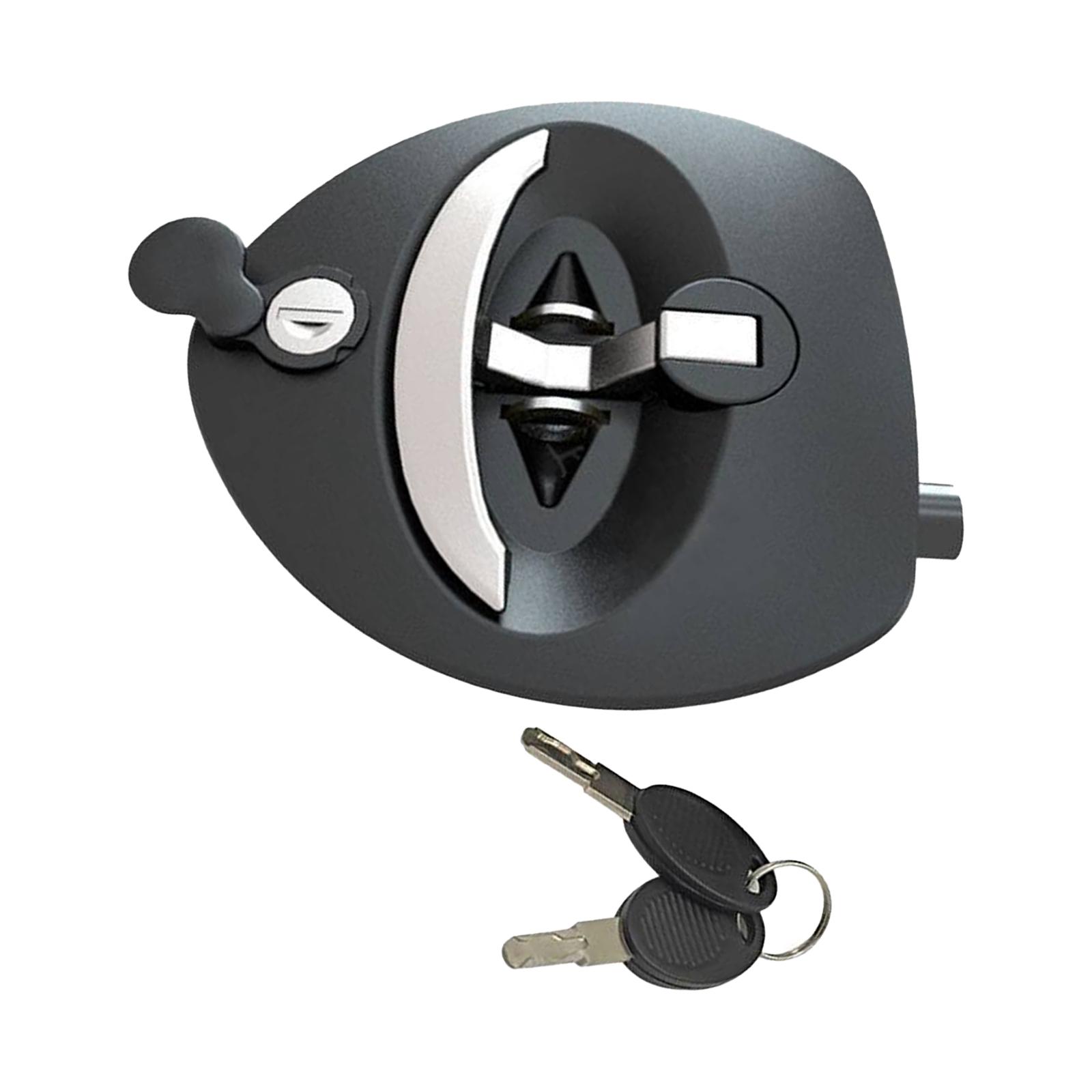 Ioensy - Cerradura De Puerta De Remolque, Cerradura De Puerta De Entrada Rv Para Compartimento De Vehículo De Camión De Barco Tipo B