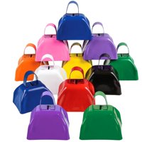 Rhode Island Novelty - Toy Cowbells Rhode Island, Novedosos, Metal, Colores Surtidos (12)