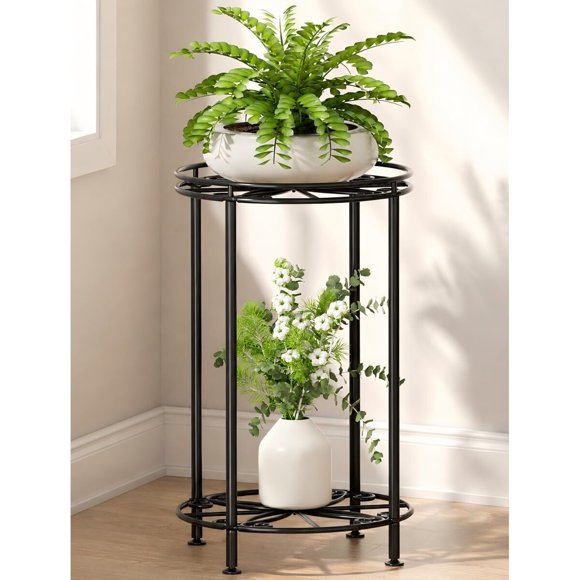 Soporte para Macetas Josmimic de 2 Niveles, 10.2 in x 16.4 in