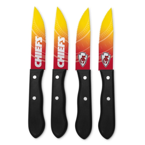 Juego de cuchillos para carne Sports Vault NFL Kansas City Chiefs x4
