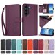 thumbnail image 4 of Funda Cartera Trébol para Samsung Galaxy S23 Plus con Ranuras Tarjetas y Carga Inalámbrica Violeta, 4 of 6