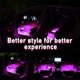 thumbnail image 1 of Tira LED Auto Sylvil 24 LEDs RGB USB Rosa Interior, 1 of 3