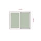 thumbnail image 3 of Ventana Corredera 121x100cm DVP Blanco, 3 of 3