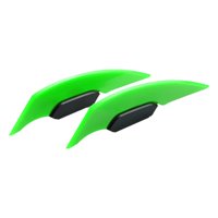 Magideal - Alerón Lateral De Para Motocicleta, 2 Uds., Accesorio De Modificación Universal, Fijas Para La Mayoría De , Verde