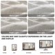 thumbnail image 4 of Cortinas de ventana CUCRAF, 100% opacas, lino sintético, 214 x 213 cm, color beige, 4 of 7
