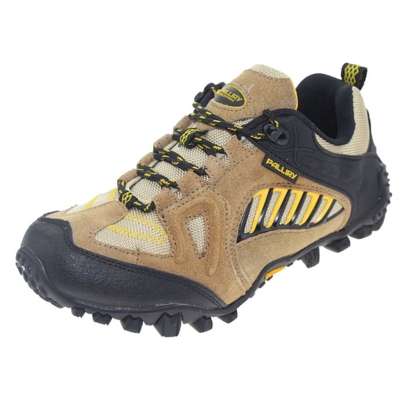 Zapatilla Outdoor Negro/Camel/Amarillo Vía Franca