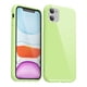 thumbnail image 1 of Funda de silicona Svanove para iPhone 11 de 6.1 pulgadas, color verde claro, 1 of 7