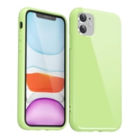 Funda De Silicona Svanove Para Iphone 11 De 6.1 Pulgadas, Color Verde Claro
