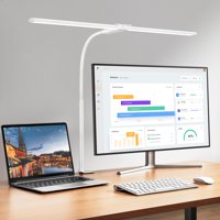 Lámpara Led De Arquitecto De Doble Cabezal Eppiebasic 1200Lm Blanca