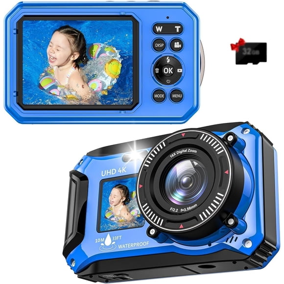 Cámara SiSuSy 56MP 4K UHD Impermeable para Snorkel 10m