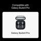 thumbnail image 2 of Puntas para audífonos diofit Galaxy Buds4 Pro Multi-Flange Negro, 2 of 8