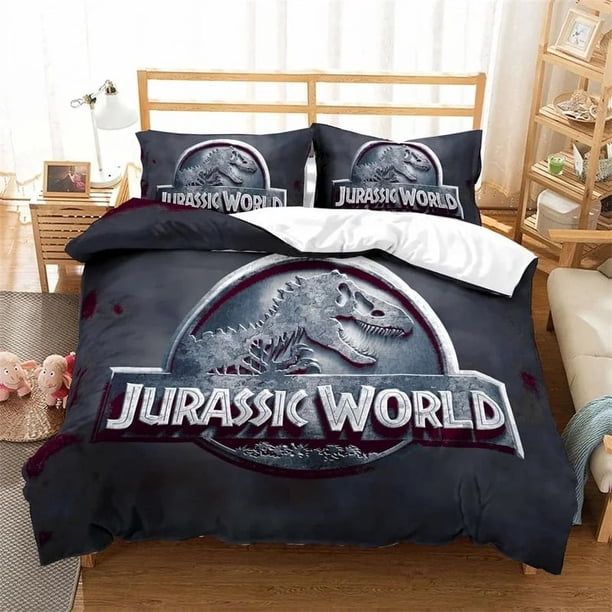 Jurassic Dinosaur Duvet Cover with Pillow Cover Bedding Set Single Double Twin Full Queen King Size Bed Set for DecorBed Sheets
