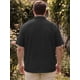 thumbnail image 3 of INSPIRE CHIC Camisas de Hombre Grandes y Altas de Manga Corta con Botones para la Playa Verano Camisa Casual 5XL Negro, 3 of 5