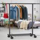 thumbnail image 3 of Perchero Simple Houseware Extensible 107-170 cm Negro, 3 of 7