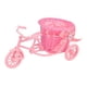 thumbnail image 3 of Bicicleta Flor Artificial Cesta Florero Planta Estante Para Fiesta Interior Decoración Del Hogar Rosa, 3 of 5