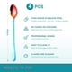 thumbnail image 2 of 4 cucharas de té helado de mango largo, cucharas para mezclar cócteles, cucharas de café de acero inoxidable (cabeza de cuchara ovalada), 2 of 6