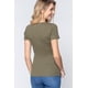 thumbnail image 4 of Top de Canalé con Cuello en V y Manga Corta, 4 of 5