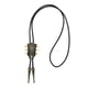 thumbnail image 2 of Cabeza De Guitarra Bolo Tie Collar De Boda Cuerda De Cuero PU Western Cowboy Copper, 2 of 5