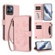 thumbnail image 1 of Funda Cartera Mariposa para [Motorola Edge 50 5G] con Soporte y Cremallera Rosa, 1 of 6