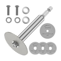 Ioensy - Vástago Hexagonal De 1/4 Pulgadas Con Mango Hexagonal Multiusos De Repuesto De 4 Hojas De Sierra