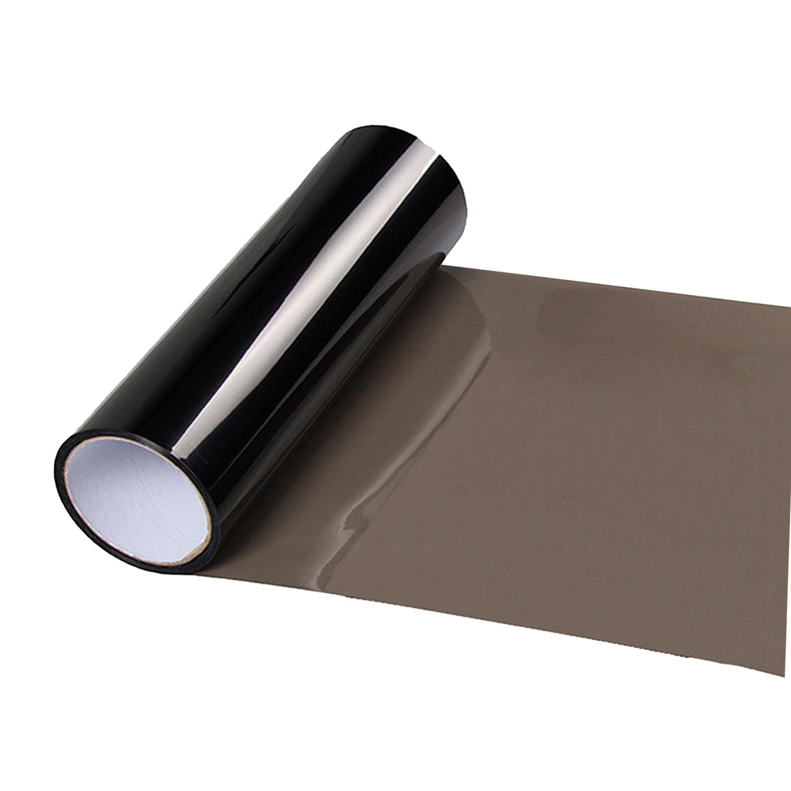 Magideal - Etiqueta Engomada De La Hoja Del Vinilo De La Película Del Faro Del Coche De 12 Pulgadas X 40 Pulgadas Del Automóvil, Accesorios De Aplicación Amplia , Negro