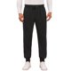 thumbnail image 1 of INSPIRE CHIC Pantalones de chándal para hombre de color sólido con cintura ajustable y cordón para entrenamiento 32 Negro, 1 of 5