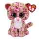 thumbnail image 1 of Ty Beanie Boos Lainey Leopard Rosa Mediano, 1 of 2
