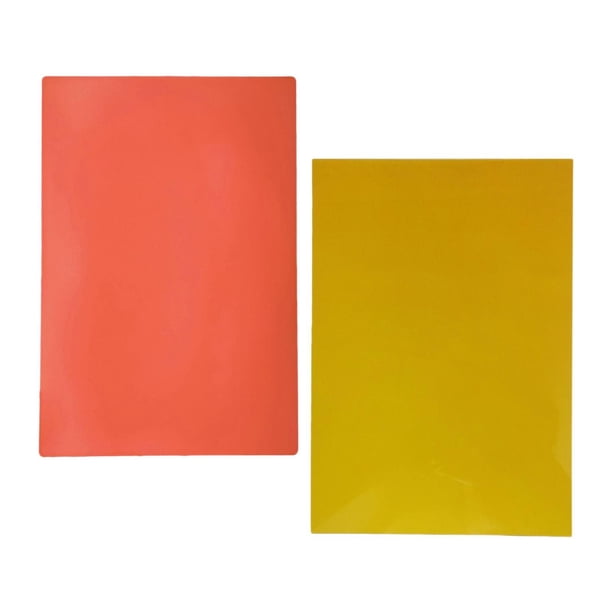 2 Placas De Fotopolímero Sólido De 7,87" X 11,81" Para Manualidades Con Sellos De Resina
