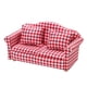 thumbnail image 4 of 1/12 Casa De Mu?ecas Muebles En Miniatura Moderno Love Seat Sillón Sofá Sofá, 4 of 5