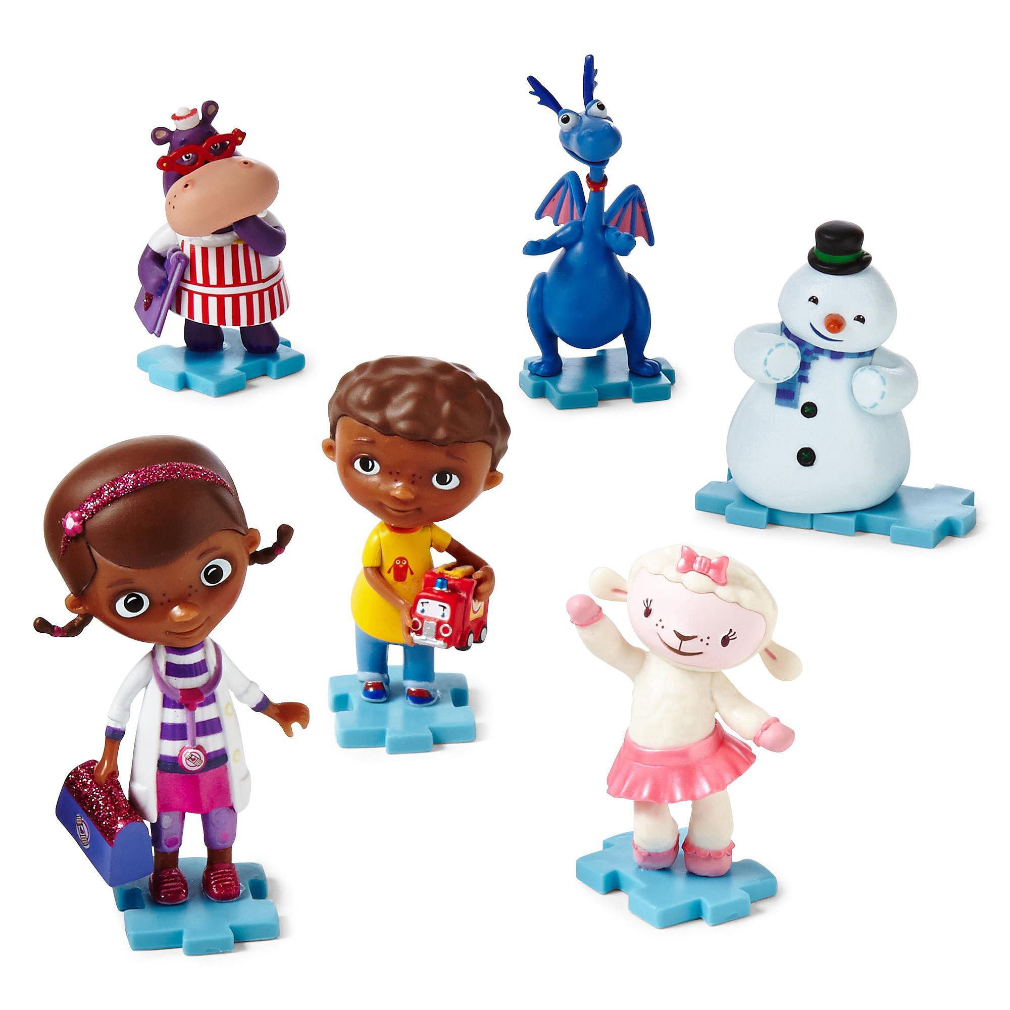 Set De Figuras Disney Doc Mcstuffins Con 6 Figuras Para Niñas