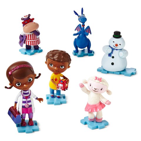 Set De Figuras Disney Doc Mcstuffins Con 6 Figuras Para Niñas