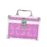 Ioensy - Organizador Portátil De Pedicura De Gran Capacidad Para Herramientas De Maquillaje De Artista Rosa