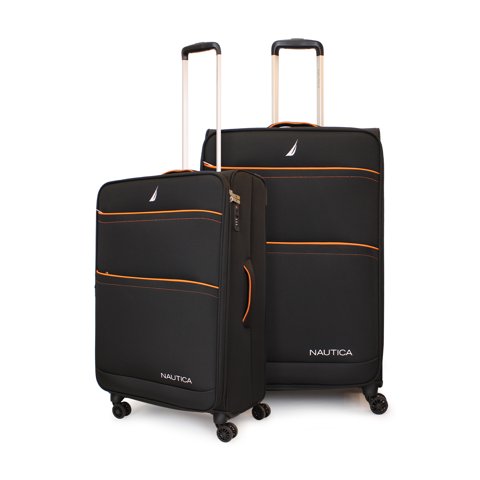 Pack 2 Maletas De Tela M+L Nautica Lisboa 20K Y 23K Negra
