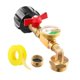 thumbnail image 1 of Adaptador De Codo De Repuesto De Gas De Metal Con Indicador Para Calentador De Mochilero De Camping, 1 of 5