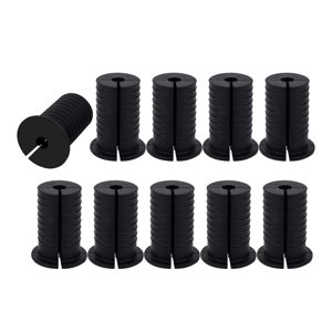 Magideal - Kit De 10 Piezas Para Enrutamiento De Cables, Pasacables De Pared, Cables Ethernet, Protección De Cables De Silicona, Organizador Versátil, Accesorios