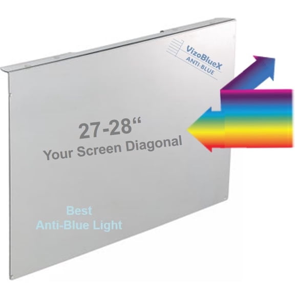 Protector de pantalla VizoBlueX Anti-Blue Light para monitor de 27 a 28 pulgadas