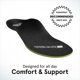 thumbnail image 2 of Plantilla ortopédica ABEO Premium para hombre, neutra, color negro, talla 7 (M), 2 of 9