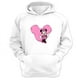 thumbnail image 1 of Polerón Canguro Ratoncita M. Blanco Talla L Unisex, 1 of 2
