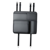 Magideal - Organizador Para Asiento Trasero De Coche, Bolsa De Almacenamiento De Pu Universal Multiusos Con Múltiples Bolsillos, Accesorios De Viaje, Alfombrilla