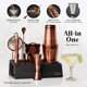 thumbnail image 2 of Juego de Herramientas de Bar Bare Barrel 14 Piezas Cobre/Negro - Regalo, 2 of 9