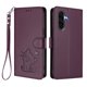 thumbnail image 1 of Samsung Galaxy A17 Funda Billetera con Ranuras para Tarjetas, Morado Oscuro, 1 of 6