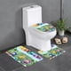thumbnail image 1 of Oddbods Juego de 3 alfombras de baño de coral fleece: tapete de baño + alfombra de inodoro en forma de U + funda de tapa de inodoro en forma de O, 1 of 6