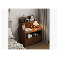 Bienok - Velador Mesa De Noche Multifuncional Con Cajón
