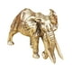 thumbnail image 1 of Adorno De Elefante De Latón, Estatua De Metal Coleccionable Feng Shui Para Mesa De Oficina, 1 of 5