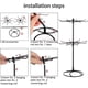 thumbnail image 2 of Exhibidor Simple Metalico 2 Nivel Joya Collar Llavero 41cm, 2 of 2