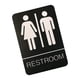 thumbnail image 3 of Letrero De Baño Acrílico Para Inodoro, Para Puerta De Negocio O Decoración De Pared, Comercial, Unisex, 3 of 5